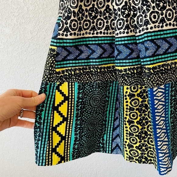 Tracy Reese Plenty Tribal Print Fit & Flare Dress size 8 - Picture 4 of 7